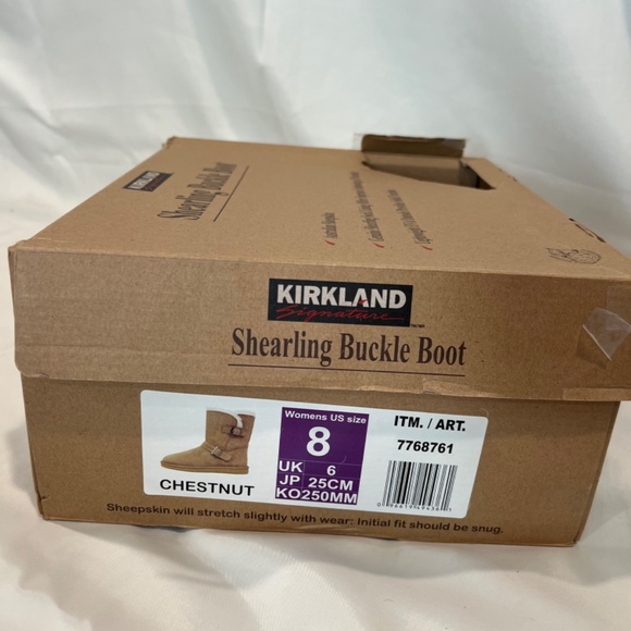 🍂Kirkland Shearling Buckle Boot (Chestnut)🍁 *NEW WITH TAGS* - Picture 5 of 11